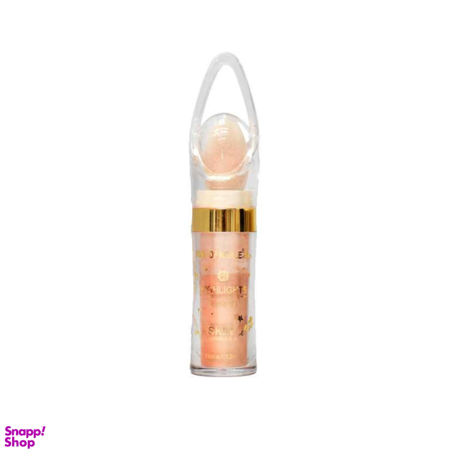 هایلایتر و شیمر پودری بدن و صورت imen of Nobel وزن 12 گرم رنگ بژ