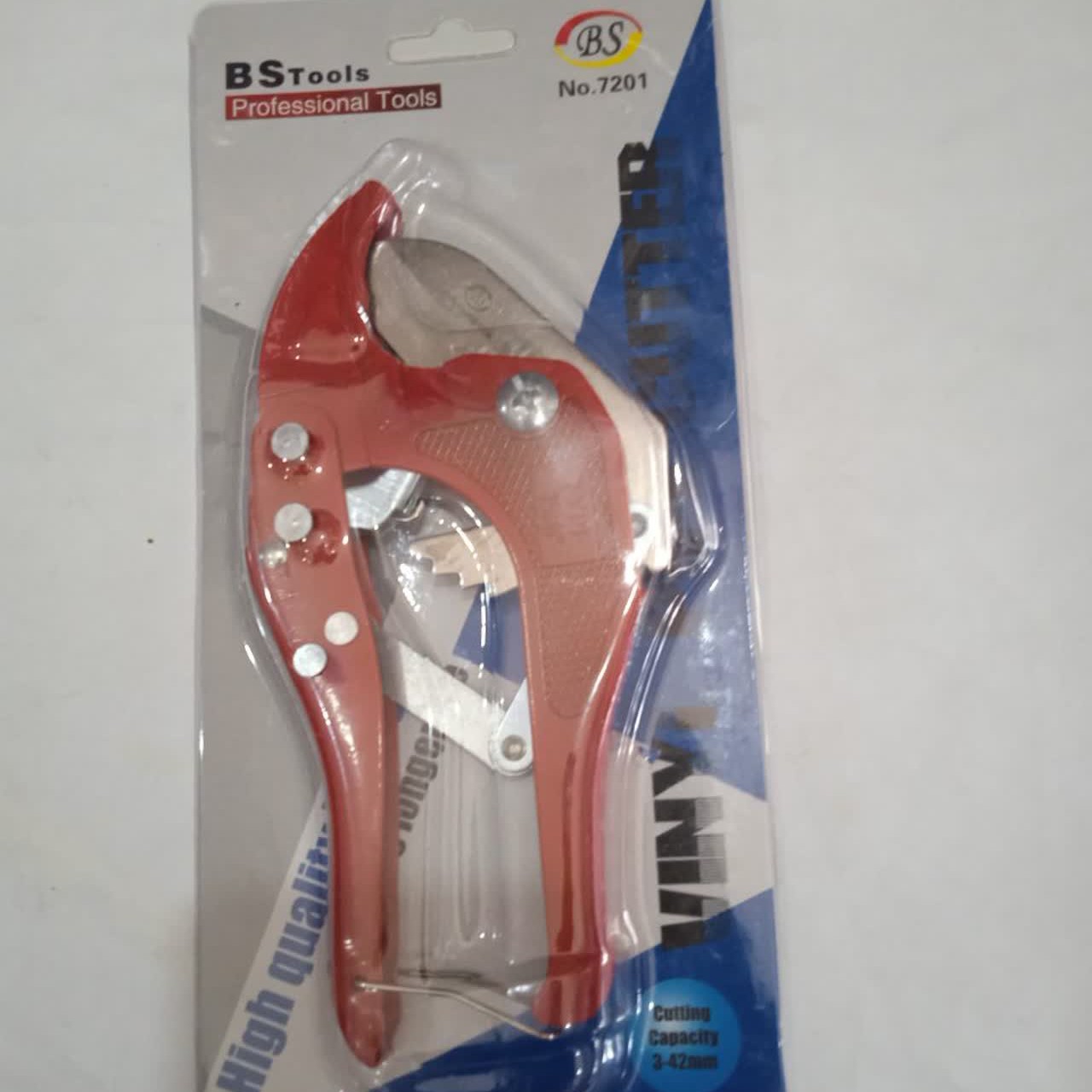 قیچی لوله بر و PVC بر بی اس تولز BS مدل NO.7201