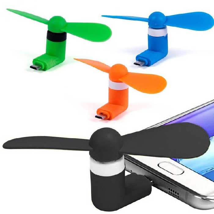 پنکه همراه مدل Micro Usb مناسب موبایل