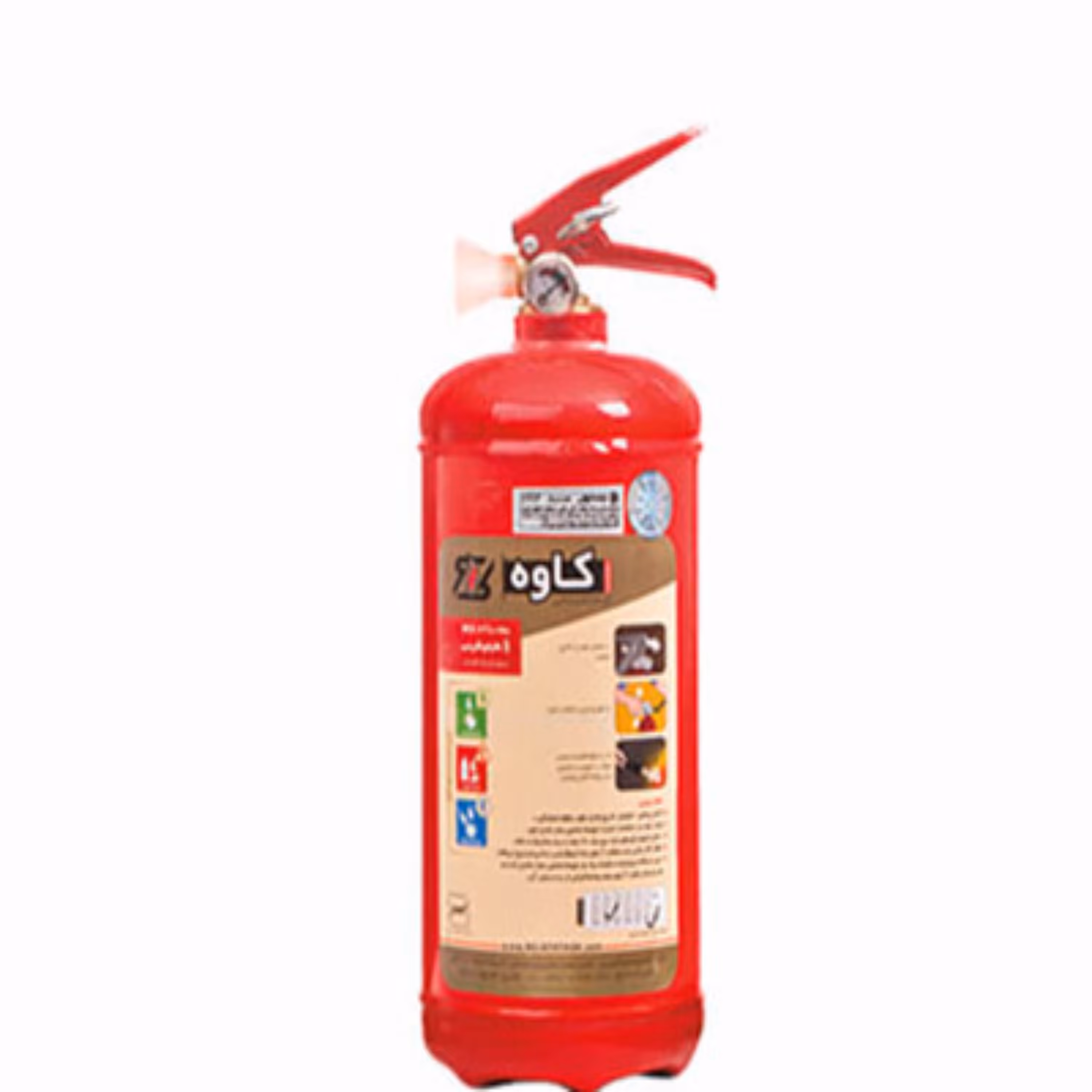 خاموش کننده اطفاء حریق پودر و گاز 2 کیلویی کاوه