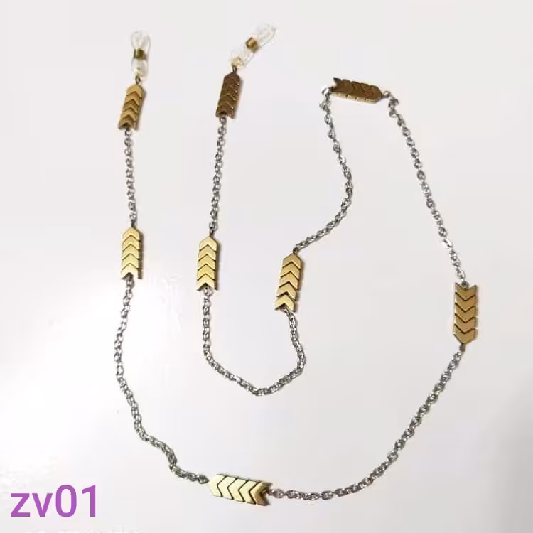 بندعینک زنجیری باسنگ حدید و ماندگاری رنگ بالا