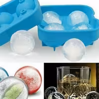 قالب یخ و ژله مدل کروی بسته های دو عددی قالب یخ توپی قالب یخ گرد در پلاسکو دهقان 