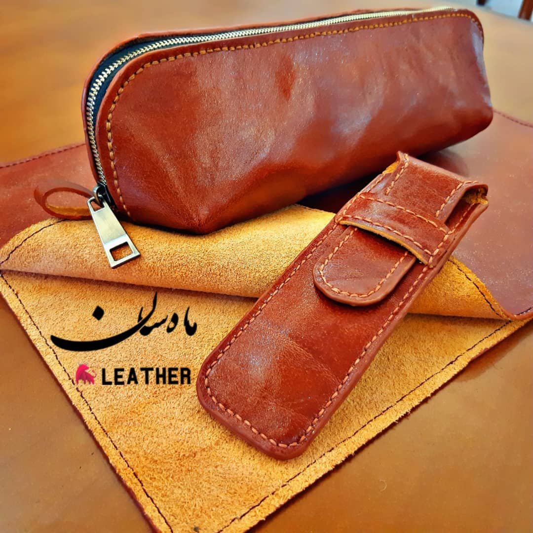 پک لوازم خطاطی جا قلمی جای چاقو زیر دستی