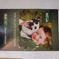 کاغذ فتوگلاسه 260گرم 100برگ A4 مگا