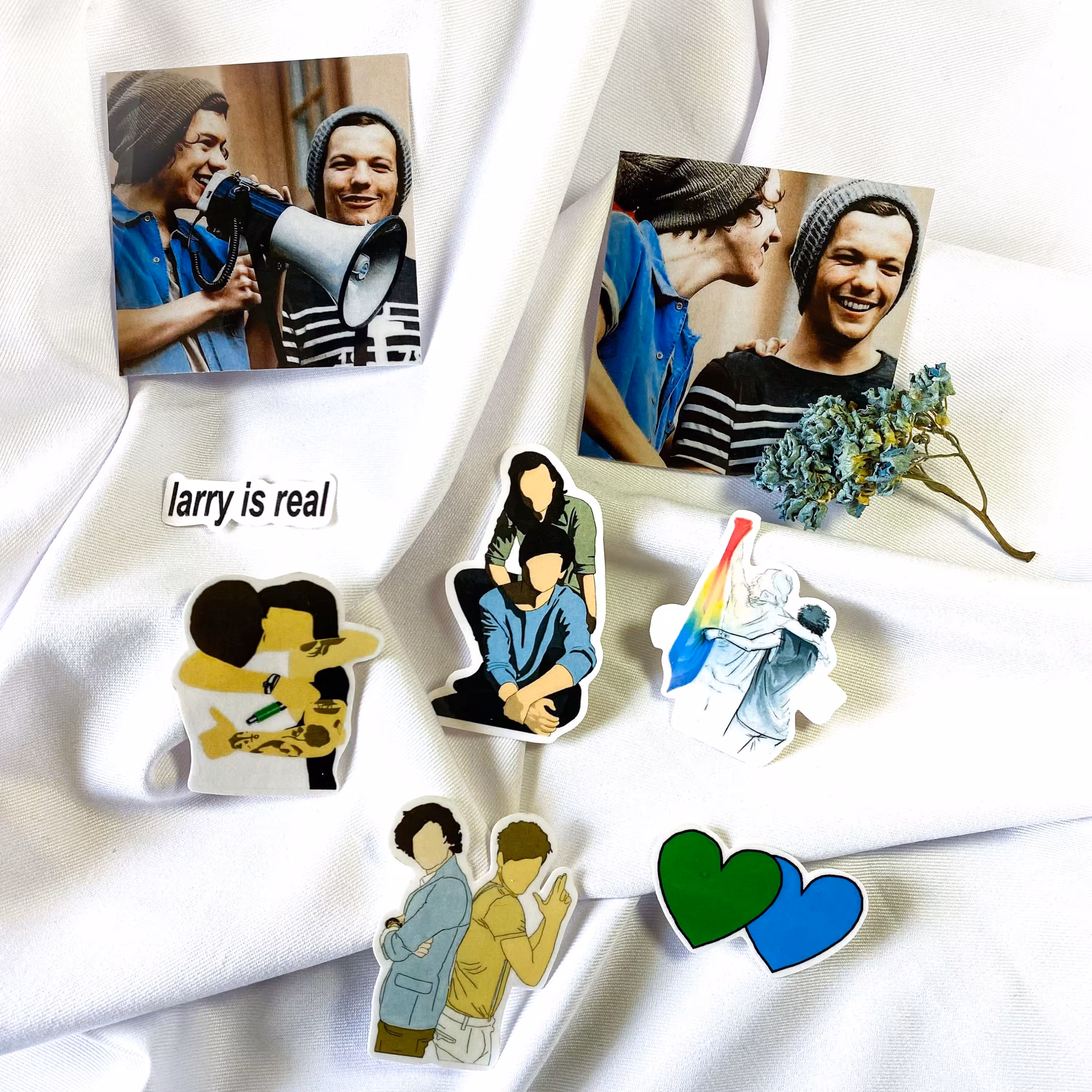 پک 11 تایی استیکر برچسبی از لری وان دایرکشن