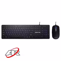 کیبورد و ماوس سیم دار مستر تک مدل MK9000