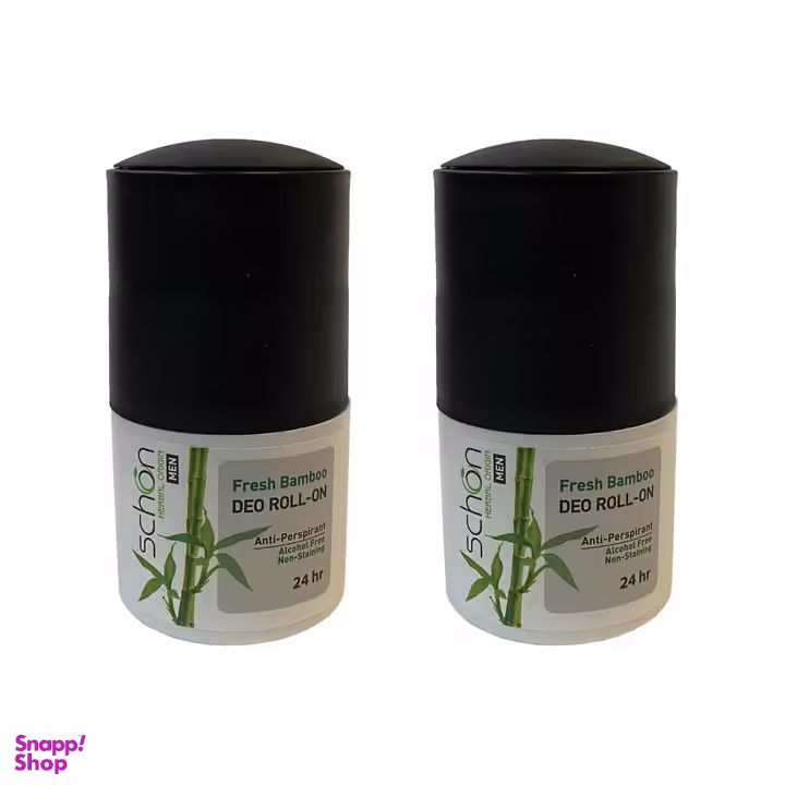 رول ضد تعریق مردانه شون (Schon) مدل Fresh Bamboo حجم 50 میلی‌ لیتر بسته 2 عددی