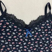 ست تاپ و شلوارک نخی درجه یک برند پارلا سایز XL کد 05