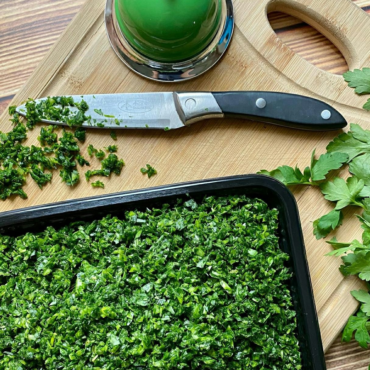 سبزی کوکویی خوردشده