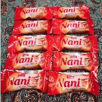 شکلات مغز دار نانی شیرین عسل 8 گرمی بسته 20 عددی