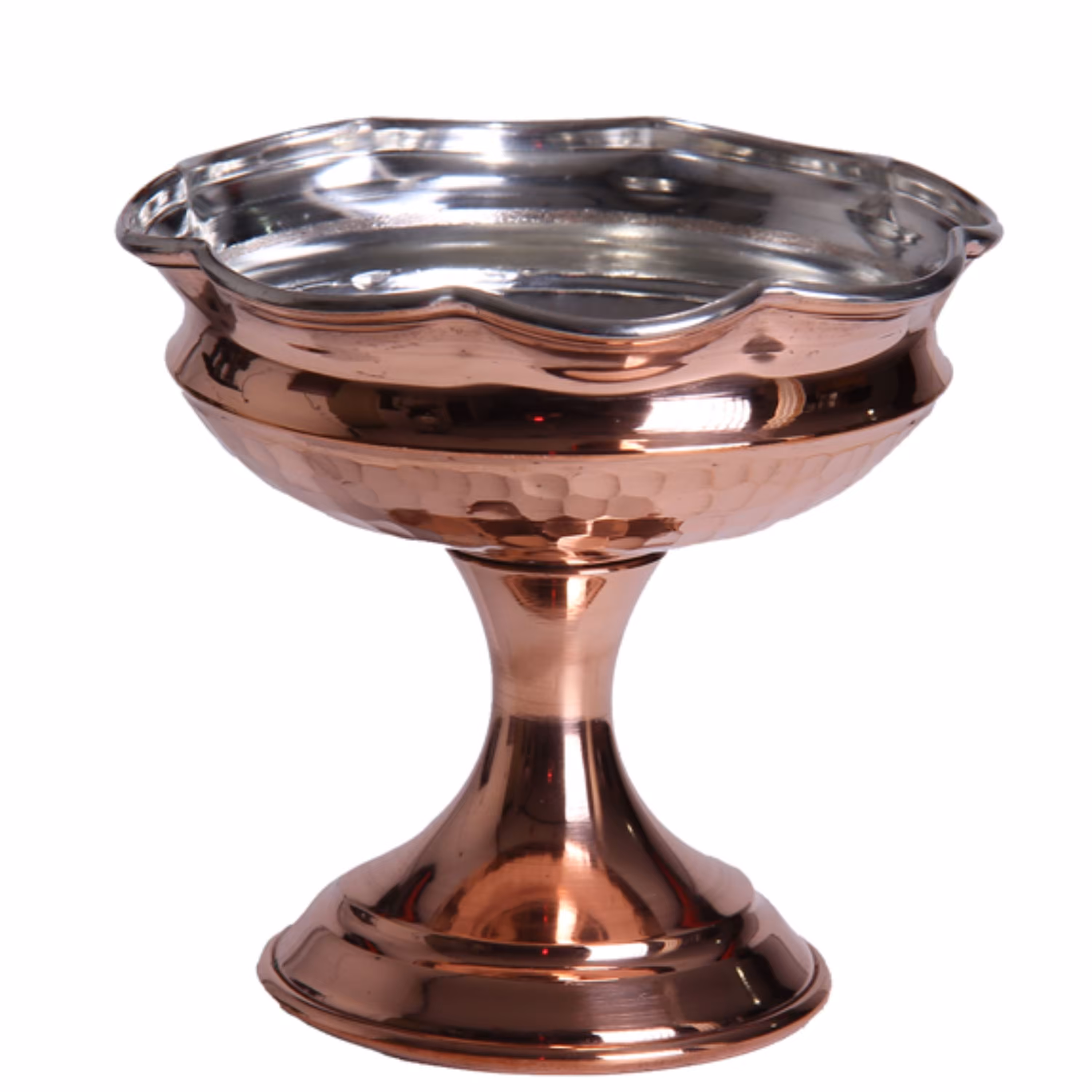 بستنی خوری مسی دالبر تکی کوچک مدل دیبا کد zh97-1