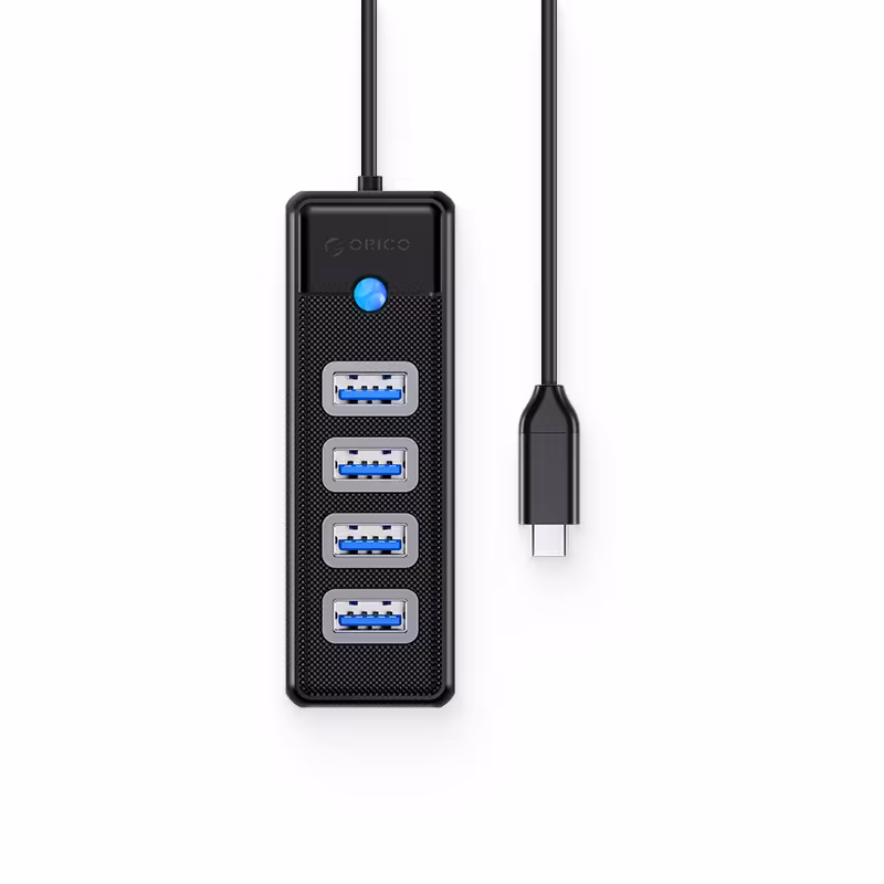 هاب 4 پورت USB Type-C اوریکو مدل PW4U-C3