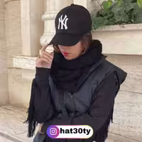 کلاه بیسبالی  کلاه نقابدار و درجه یک NY تنظیم سایز پشتی کتان زیبا و با کیفیت