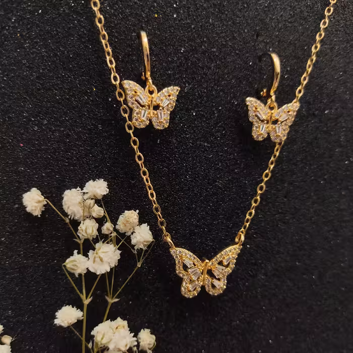 نیم ست پروانه ای  