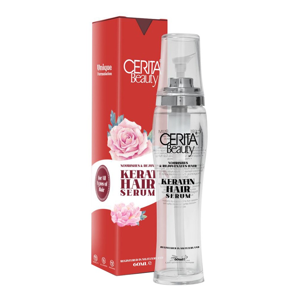 سرم تقویت کننده مو سریتا مدل Keratin حجم 120 میلی لیتر