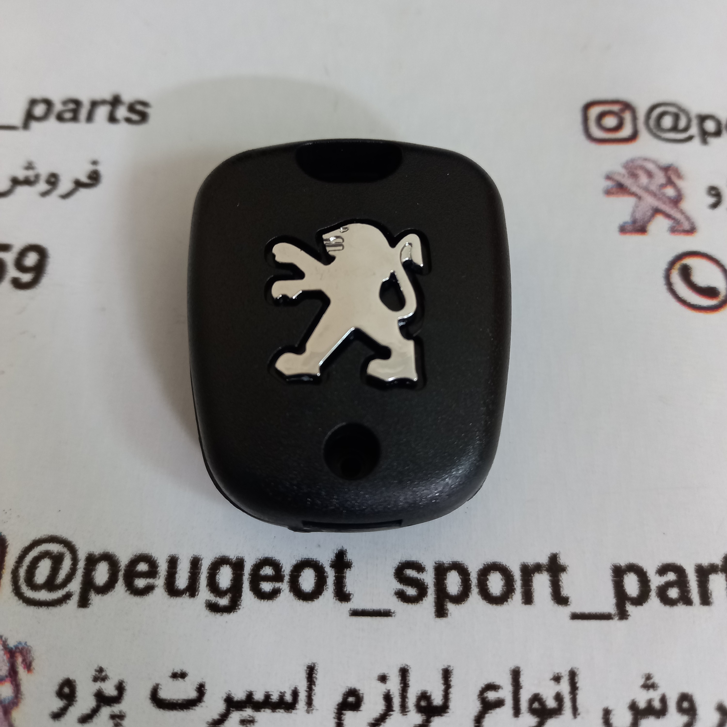 قاب ریموت پژو 2 دکمه