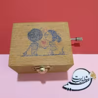 جعبه موزیکال چوبی هندلی زیبا و شیک و باکیفیت