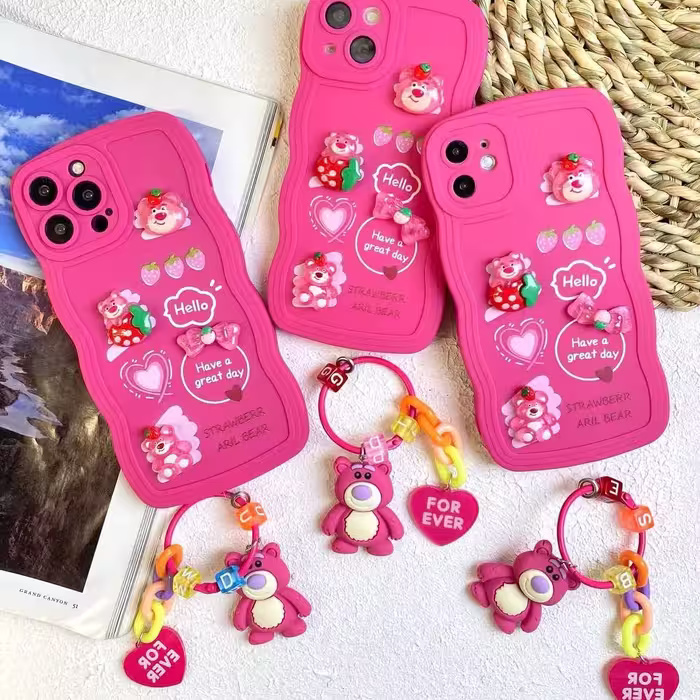 قاب گوشی موبایل آیفون خرسی طرح toys
