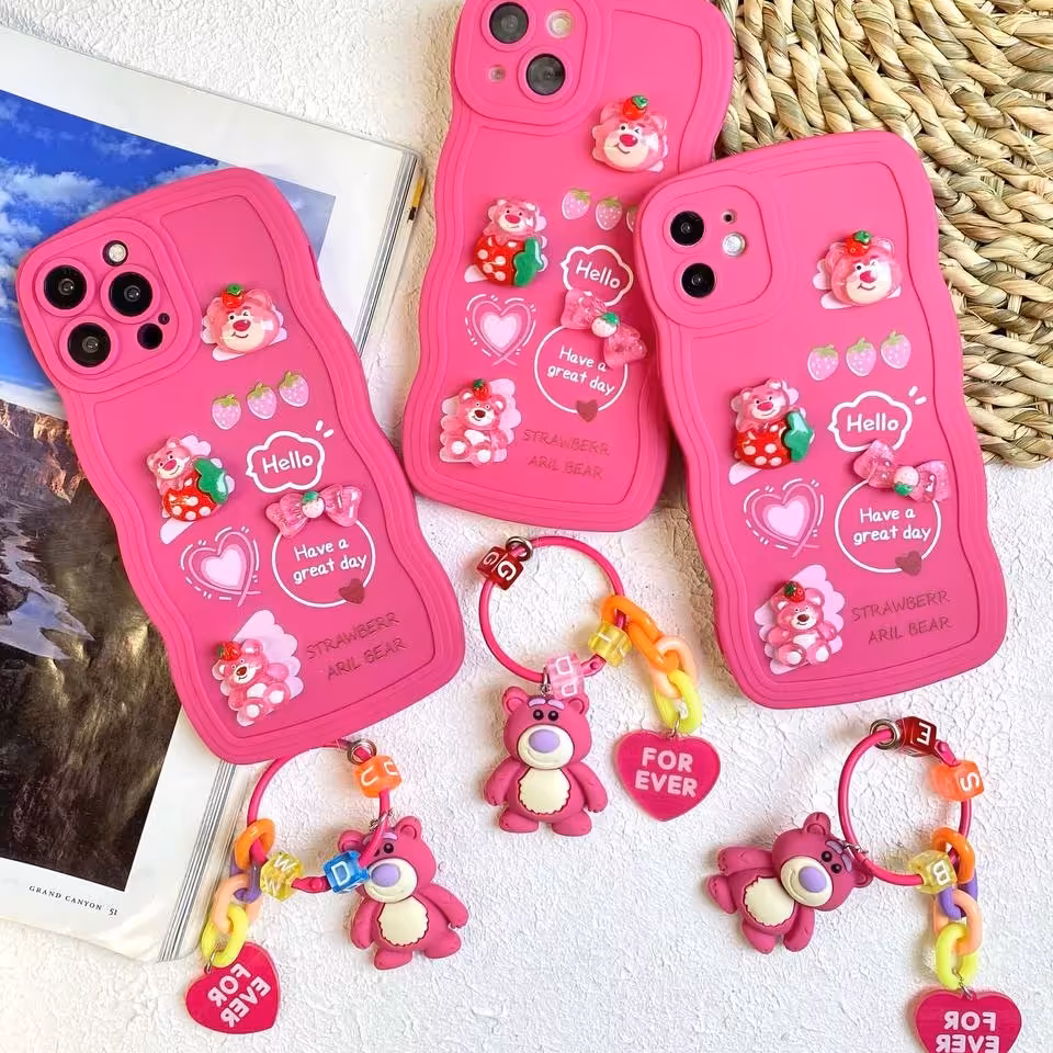 قاب گوشی موبایل آیفون خرسی طرح toys