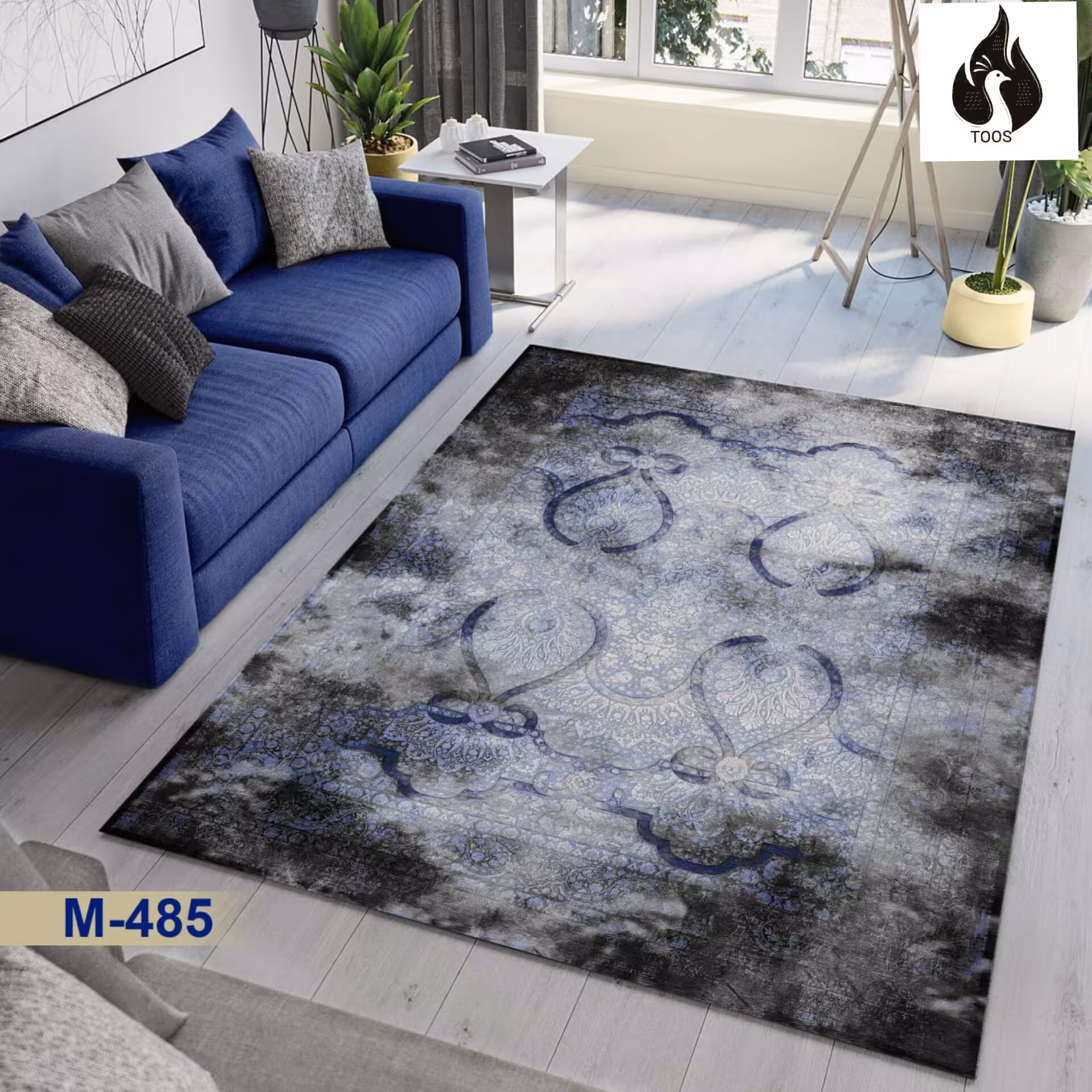 روفرشی پارچه شانل 990 گرم دوخته شده با ضمانت شستشو و ثبات رنگ2