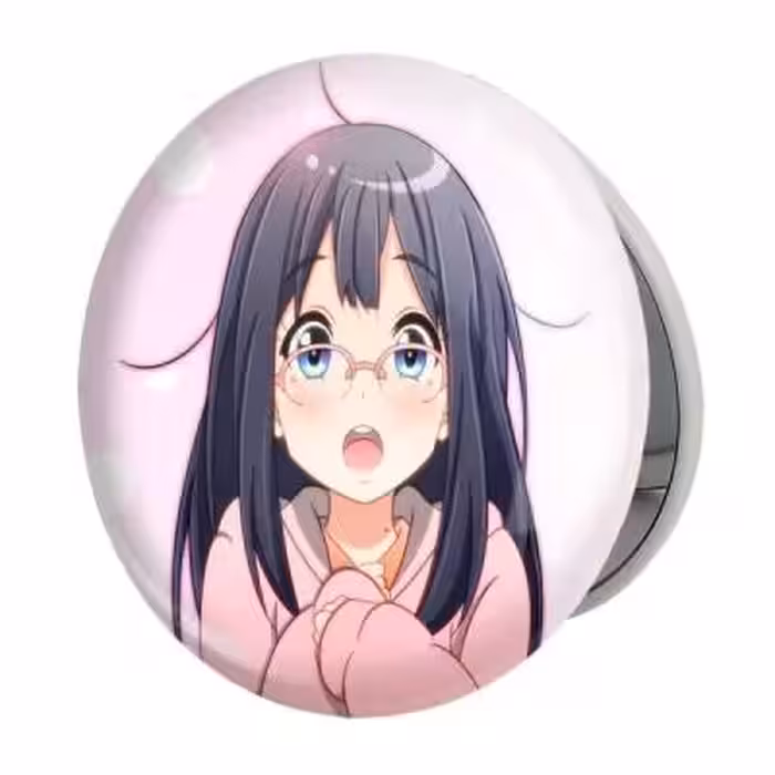 آینه جیبی خندالو طرح کیتاشیراکاوا تاماکو انیمه فروشگاه تاماکو Tamako Market مدل تاشو کد 22511