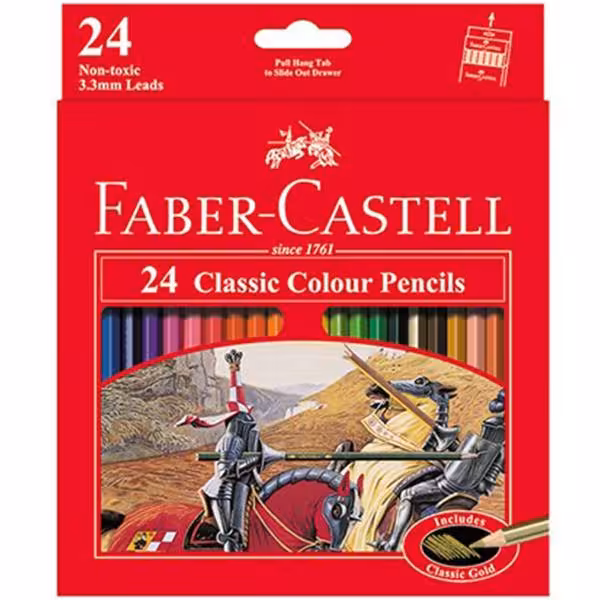 مداد رنگی  24 رنگ فابر کاستل مدل mv2468135