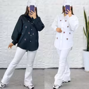 شومیز مانتویی 200257