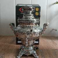 سماور گازی 8 لیتری طرح دار  تنور دار مارک راد 