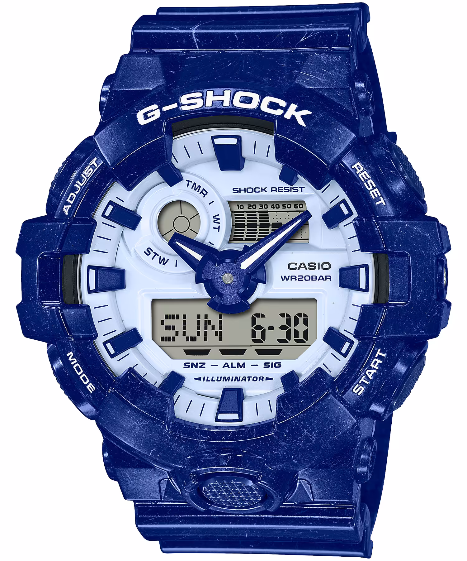 ساعت مچی مردانه کاسیو، زیرمجموعه G-Shock، کد GA-700BWP-2ADR