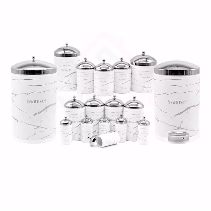 سرویس آشپزخانه 17 پارچه سام ست مدل ماربل SamSet( ارسال با باربری و پس کرایه)