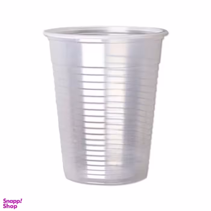 لیوان یکبار مصرف نیک پلاستیک تمیزی کد 0200 بسته 500 عددی بی رنگ