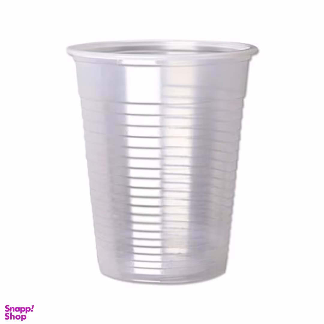لیوان یکبار مصرف نیک پلاستیک تمیزی کد 0200 بسته 500 عددی بی رنگ