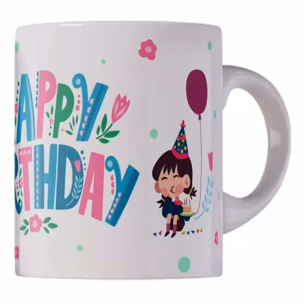 ماگ طرح تولدت مبارک کد M11101