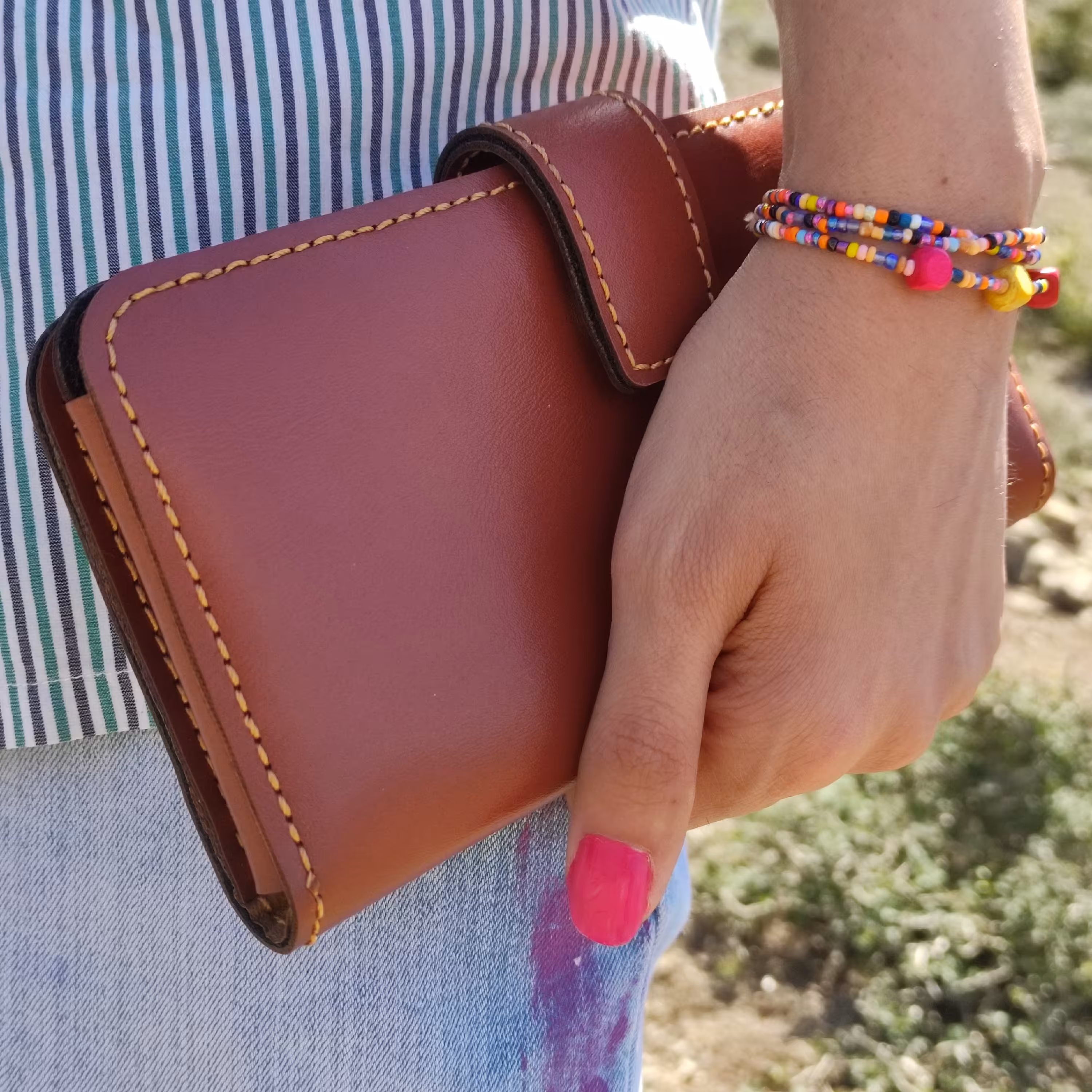 کیف پول چرم طبیعی