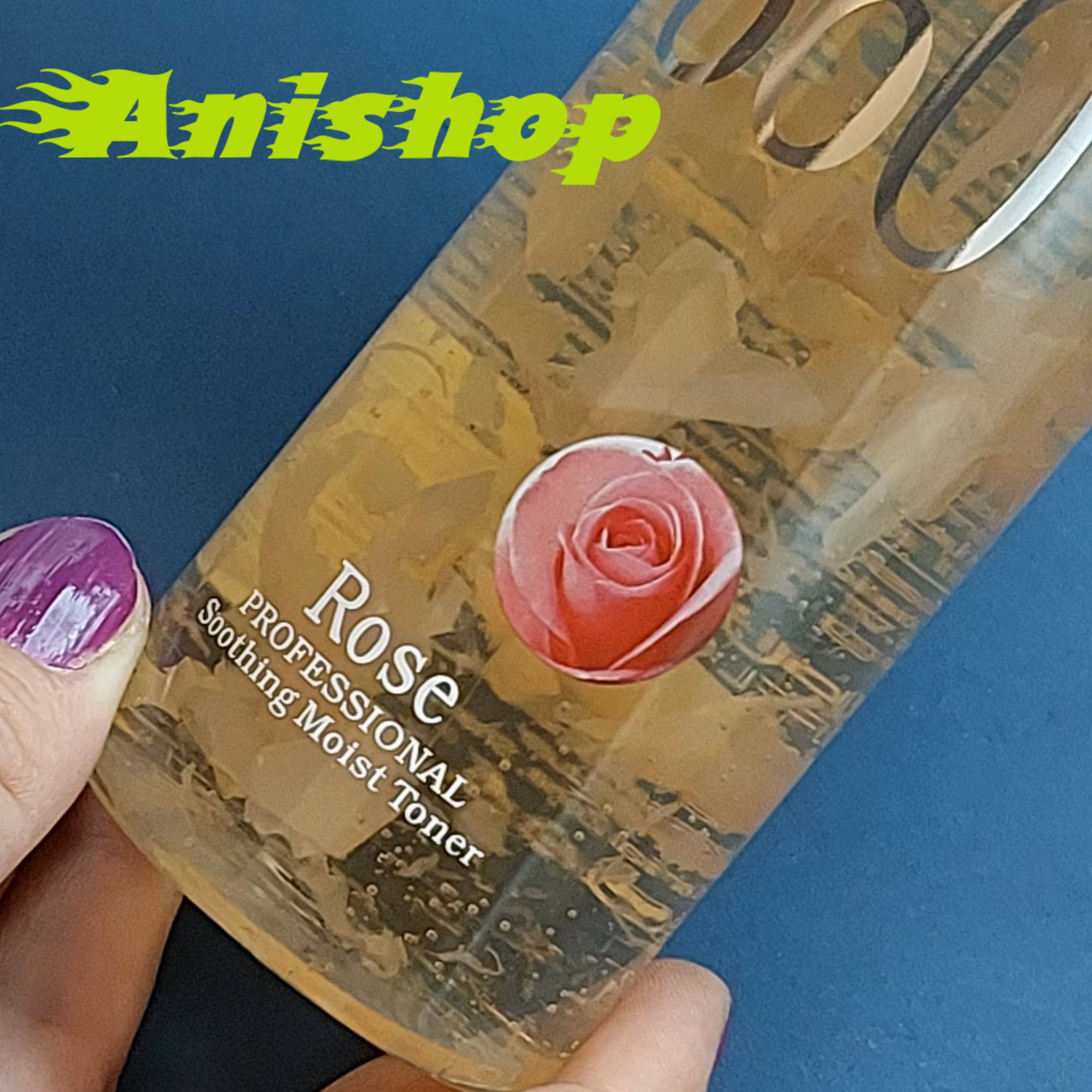 تونر مرطوب کننده و تسکین دهنده 360 درجه Rose با عصاره و رایحه گل رز  اصل جوانسازی آبرسان پاک کننده وسفیدکننده پوست