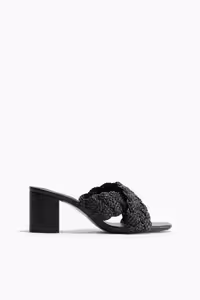 دمپایی مشکی زنانه سیاه صندل پاشنه H M اورجینال H&amp;M