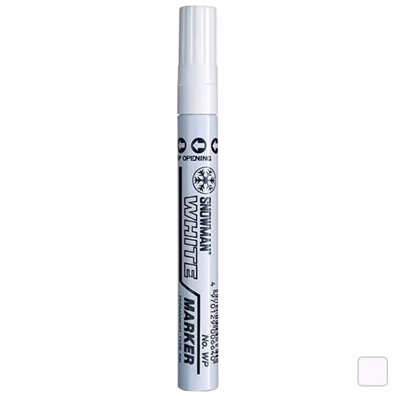 ماژیک سفید رنگ ثابت اسنومن مدل Snowman WP با بهترین قیمت