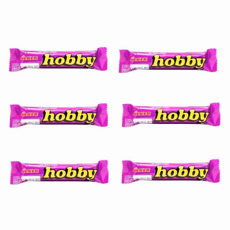 شکلات با مغز فندوق و کاکائو هوبی - 30 گرم بسته 6 عددی