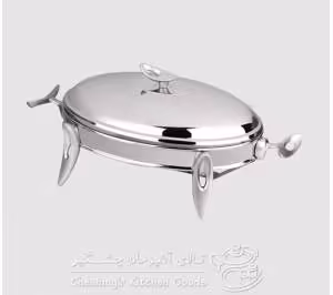 سوفله مستطیل استیل 3 لیتری یونیک مدل حلقه ای نگین دار UN-3806