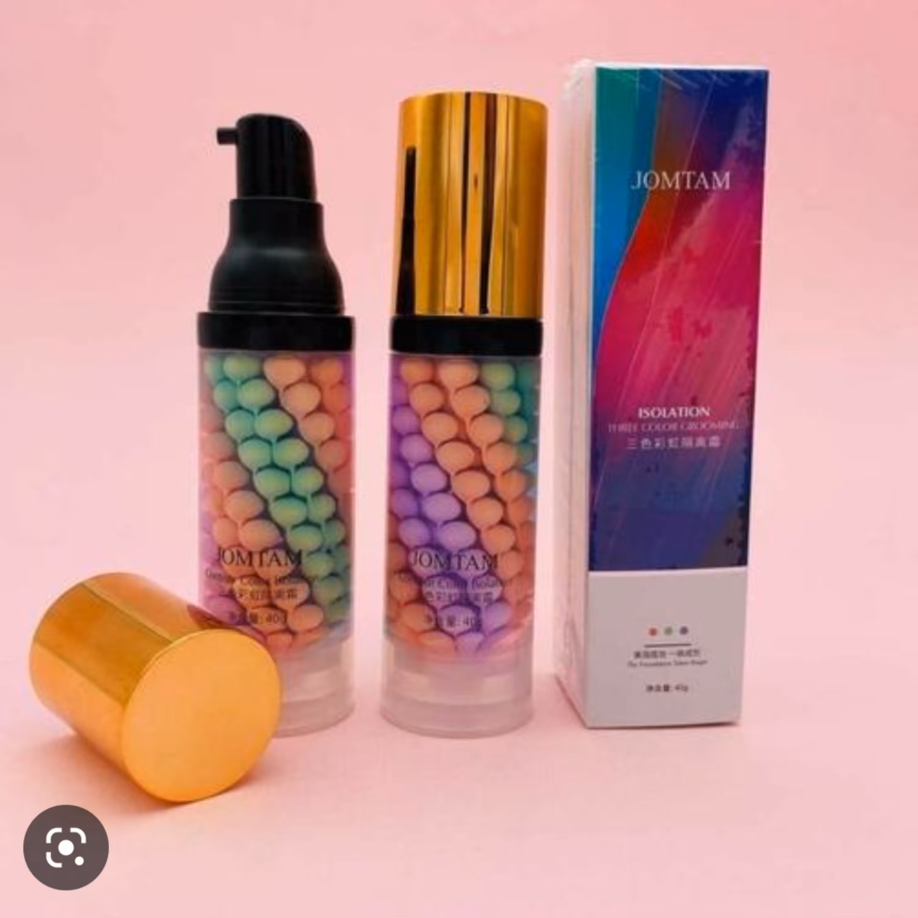 پرایمر  تثبیت کننده آرایش  جومتام مدل رنگین کمانی وزن 40گرم