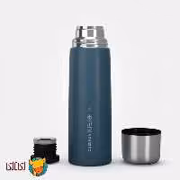 فلاسک 1 لیتری کچوا آبی نفتی تیره