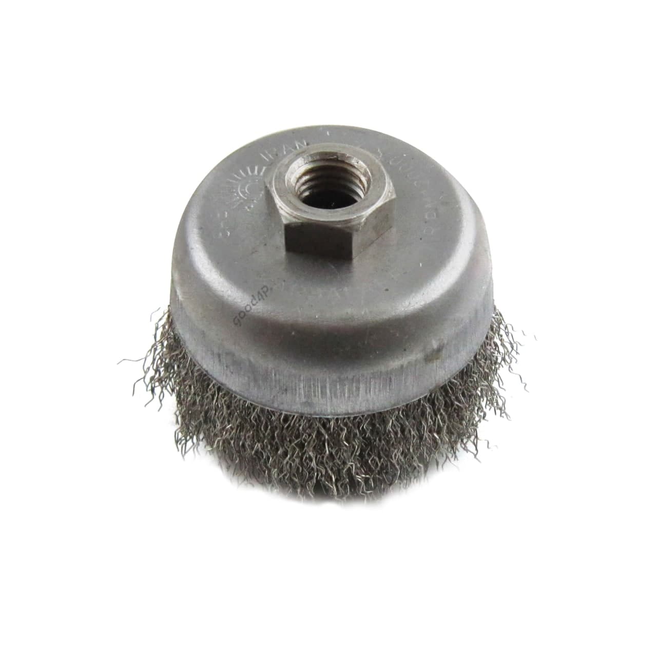فرچه ( برس ) سیمی کاسه ای افشان 3 اینچ 7.5 سانتی متر استیل 316 ساب ایران ( کربلایی )