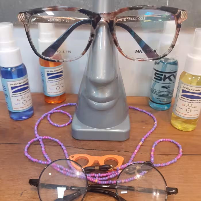 عینک کائوچو رنگی