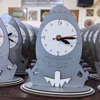 ساعت موشک با امکان چاپ عکس دلخواه