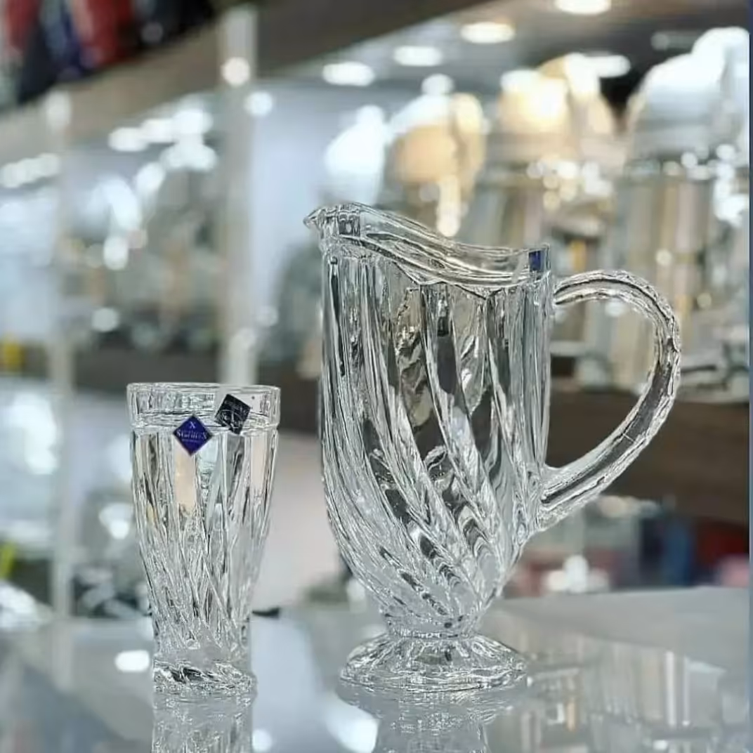 پارچ و لیوان تولیپ