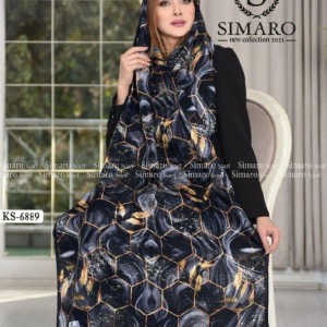 شال نخی کریستالی منگوله دار