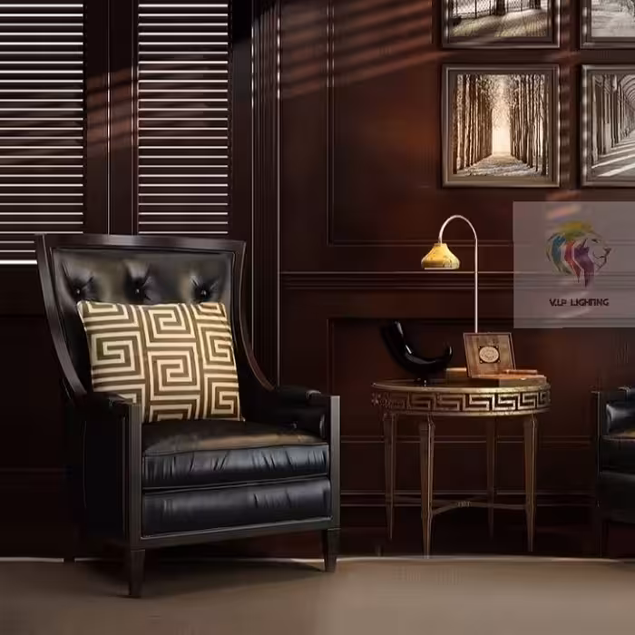 چراغ مطالعه و رومیزی مدرن چوب روسی