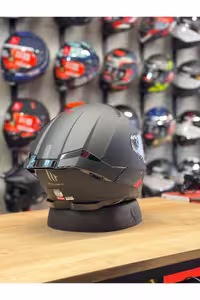کلاه کاسکت موتورسیکلت مشکی THUNDER 4 MATT SUN VIZOR ایمنی کامل صورت MT Helmets