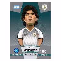 اسباب بازی شانسی کیمدی مدل مارادونا سری پریمیوم توپ طلایی 2024 کد 500