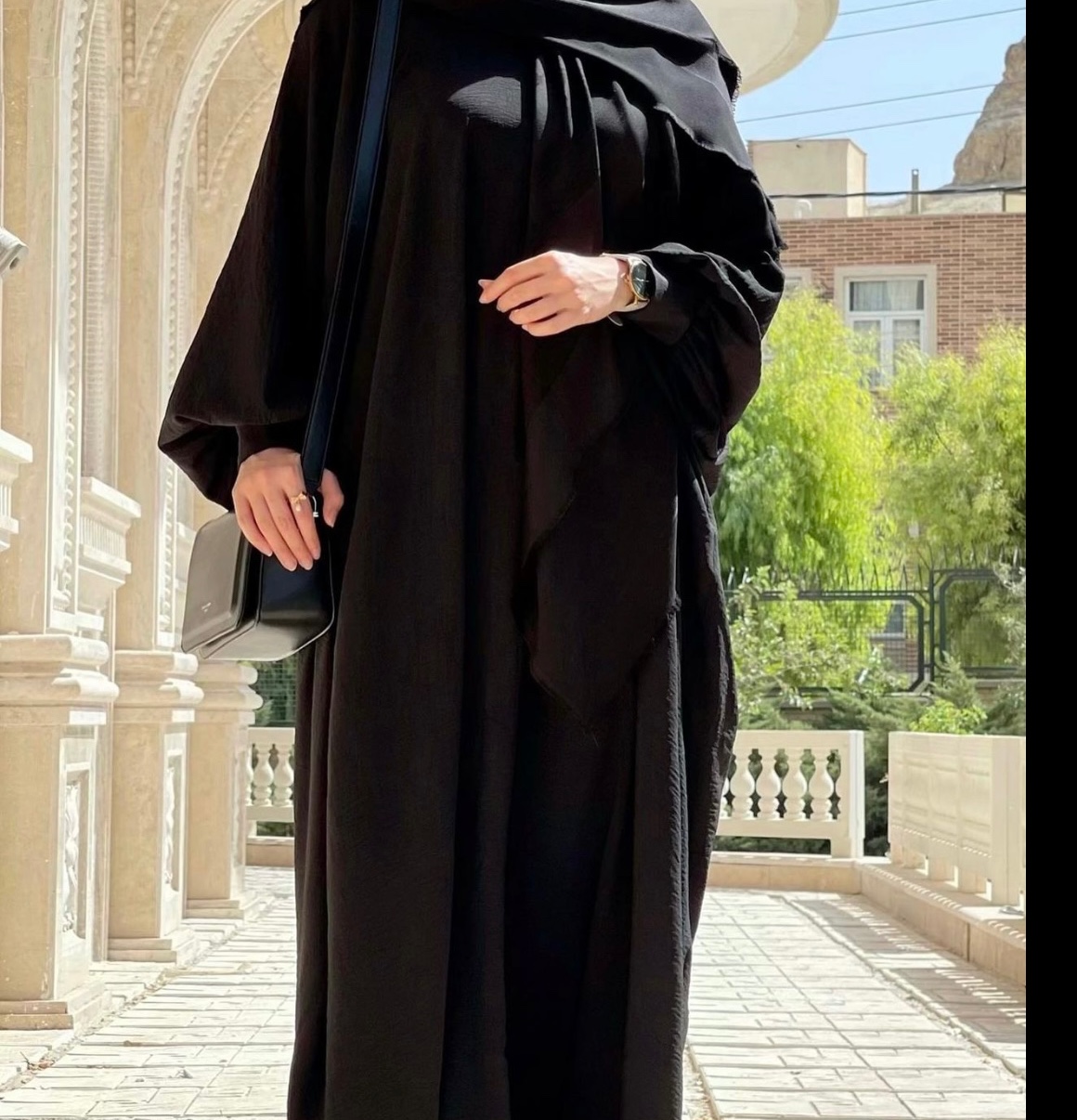 مانتوعبایی ابروبادی با ارسال رایگان